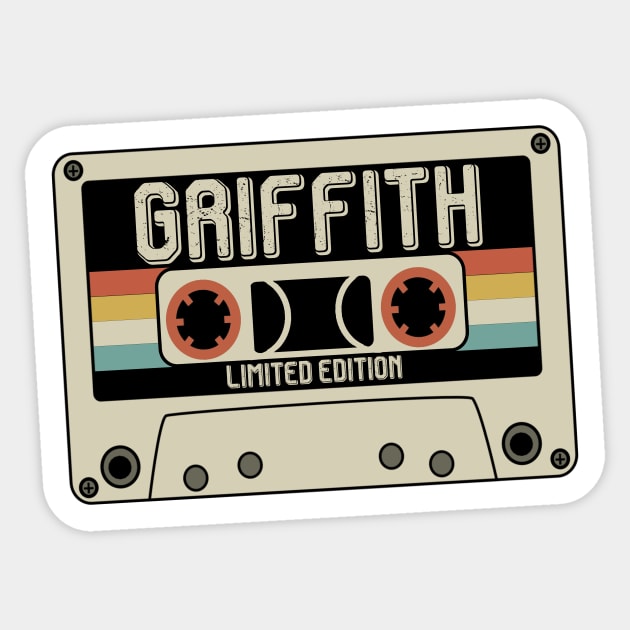 Griffith - Limited Edition - Vintage Style Sticker by Debbie Art